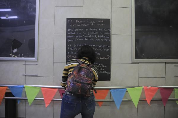 Tejiendo historias en estación Ricaurte. Cultura Ciudadana