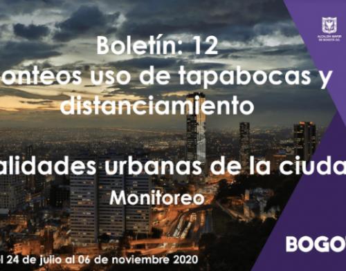 Boletín 12. Monitoreo uso de medidas de bioseguridad calle 2020