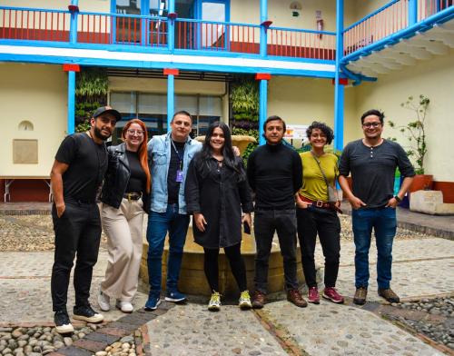 Equipo de Gobernación de Caldas y Hombres Al Cuidado tras encuentro en la Secretaría de Cultura, Recreación y Deporte de Bogotá